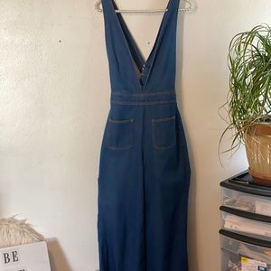 Bell bottom overalls